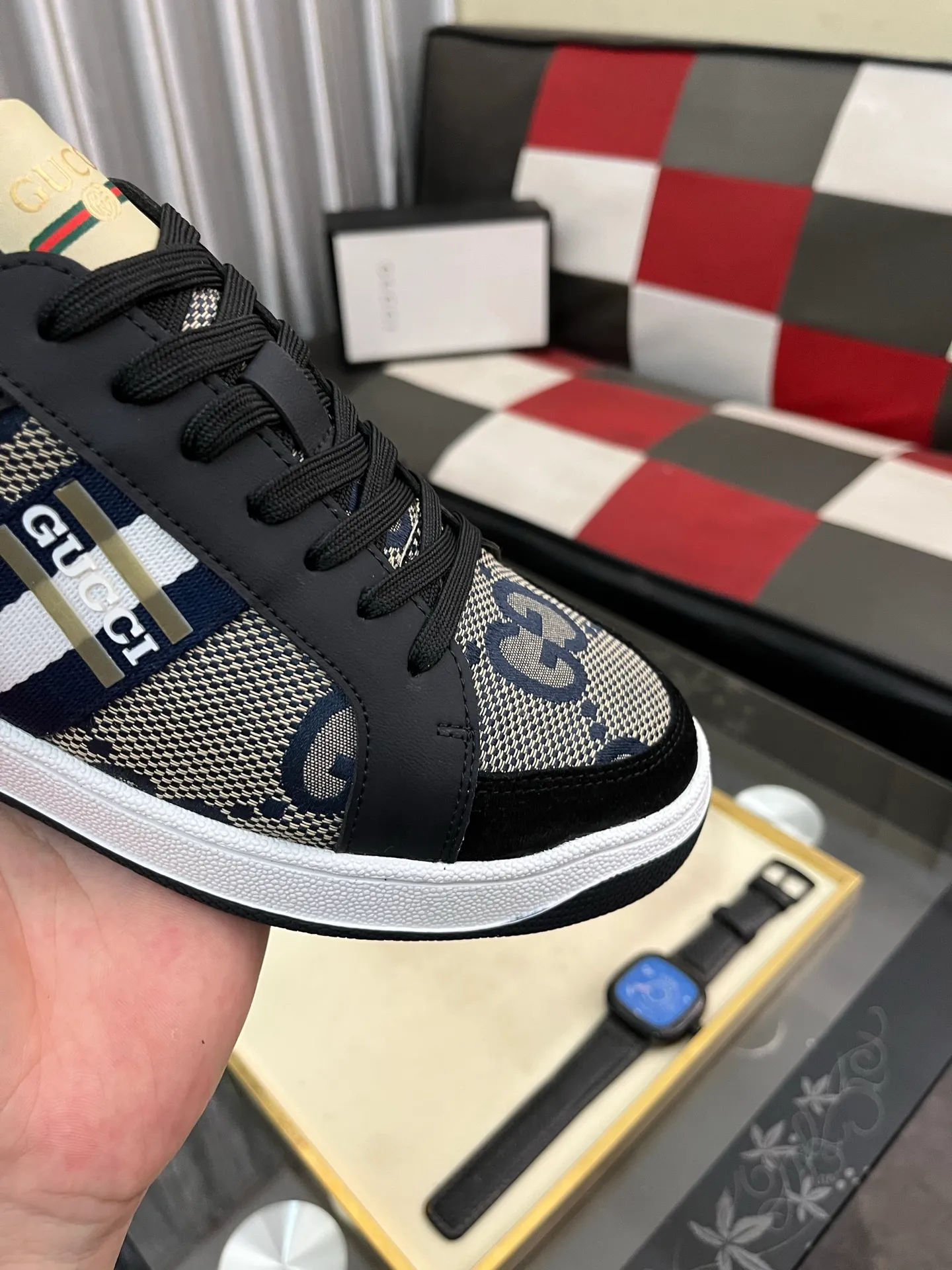 Men's Men's Shoes 💰400⌚️⌚️【GUCCI】Gucci men's latest white shoe series casual shoes! The official website is built 1:1. Upper: Made of imported cowhide, with electric embroidery ➕Inner lining: Made of high-quality first-layer pigskin, soft and comfortable. Picky material selection and exquisite workmanship give you the best enjoyment. Size: 38-444️⃣Colors available